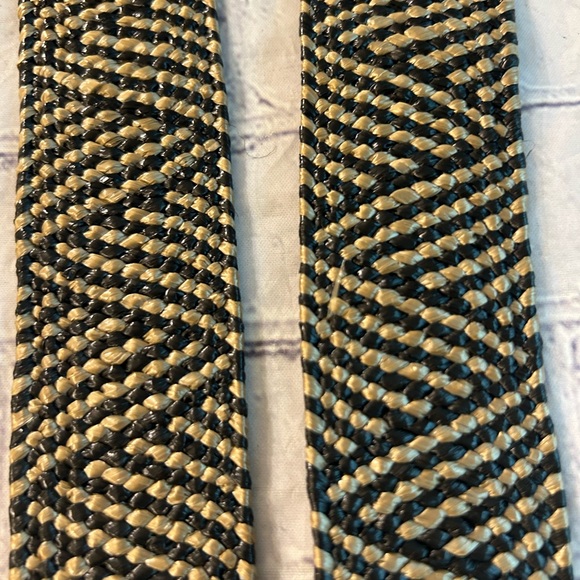 ETHNIC STYLE STRETCH WOMENS WIDE BELT COVERED BUCKLE SIZE 14/16 - Picture 7 of 11